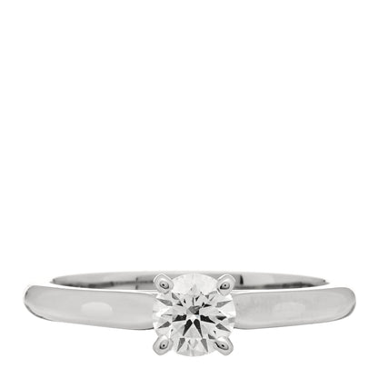 Cartier Platinum Diamond .30ct 1895 Solitaire Engagement Ring 47 4 1 of 5