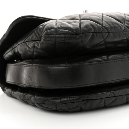 Chanel Lambskin Quilted Large Chanel 3 Flap Black 9 of 11