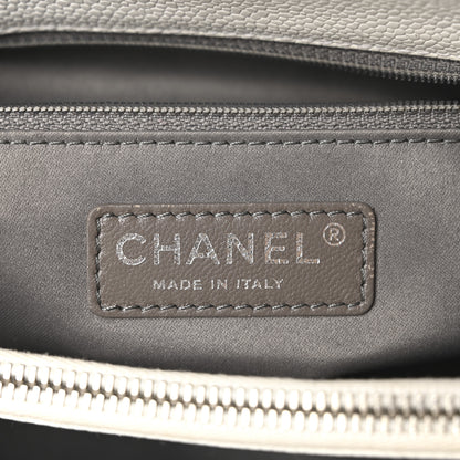 Chanel Caviar Quilted Grand Shopping Tote GST White 6 of 11