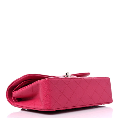 Chanel Caviar Quilted Small Double Flap Dark Pink 4 of 10