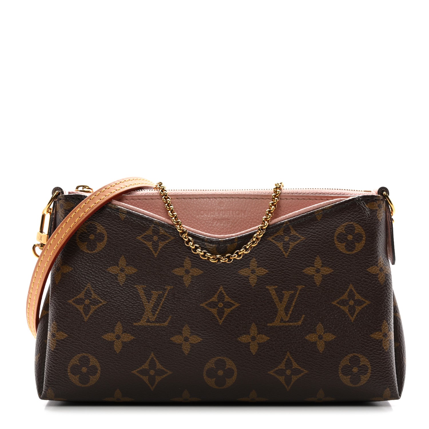 Louis Vuitton Monogram Pallas Clutch Rose Poudre 1 of 12