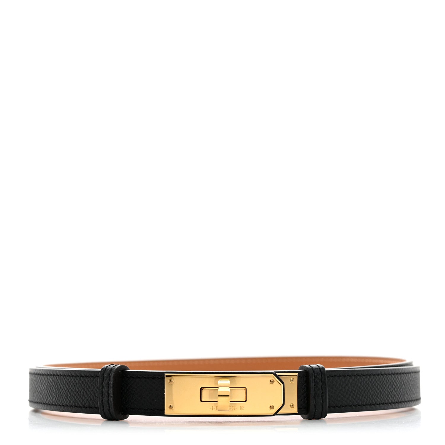 Hermes Epsom Kelly Belt Black 1 of 4