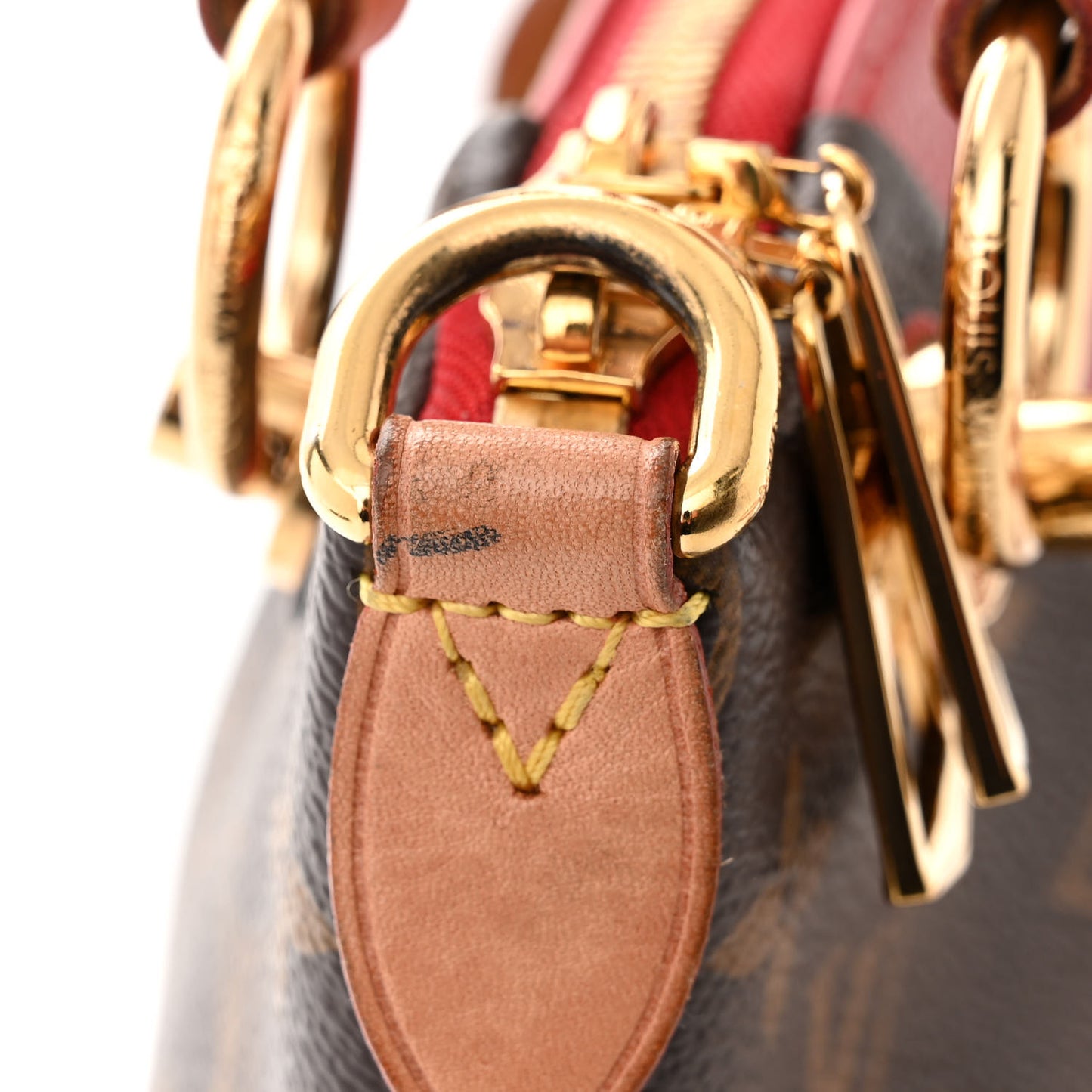 Monogram V Tote BB Cherry