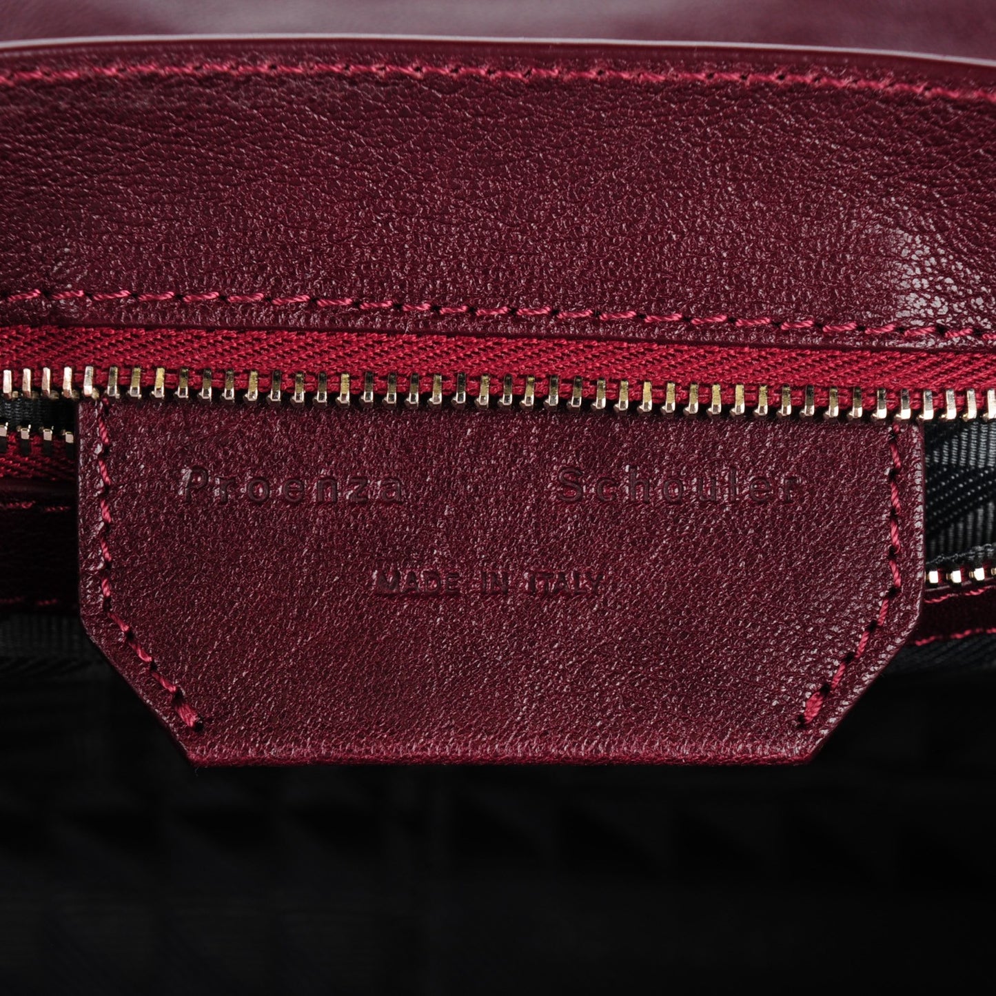 Lambskin Tiny PS1 Satchel Oxblood