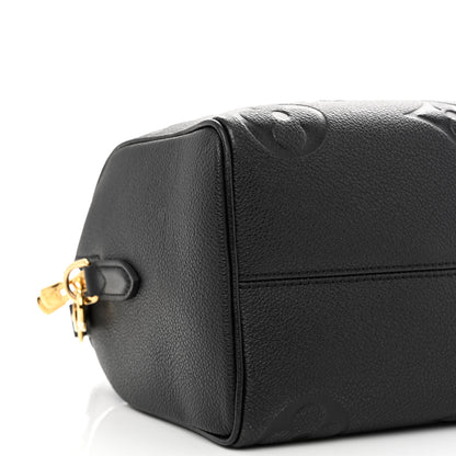 Louis Vuitton Empreinte Monogram Giant Speedy Bandouliere 25 Black 8 of 9