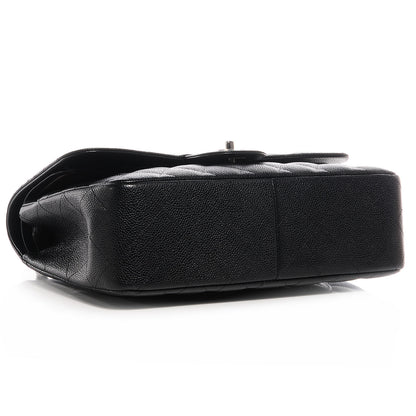 Chanel Caviar Quilted Jumbo Double Flap Black 4 of 7
