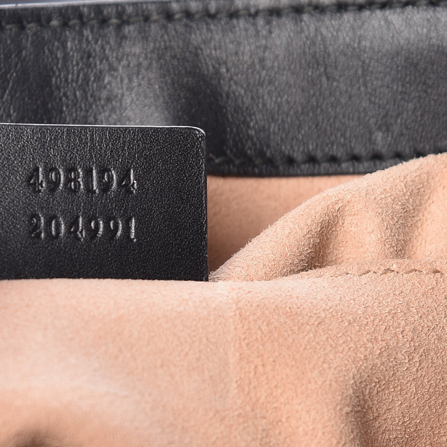 Guccissima Signature Padlock Backpack Black