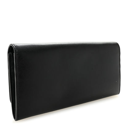 Fendi Vitello Liberty Fun Fair Studded Continental Wallet On Chain Black Multicolor 2 of 8