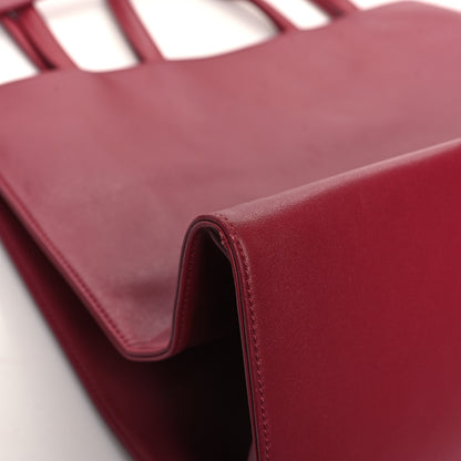Telfar Vegan Leather Large Shopping Bag Oxblood 10 of 12