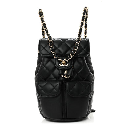 Chanel Caviar Quilted Pockets Backpack Black 1 of 11