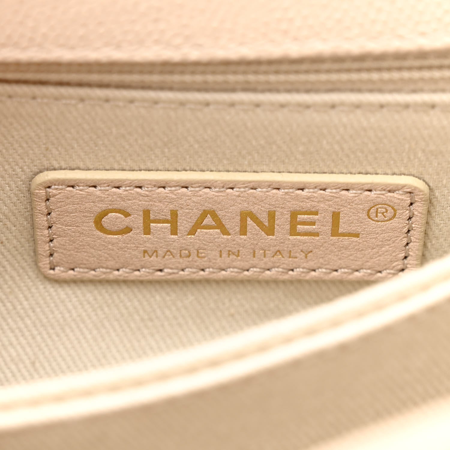 Chanel Caviar Lizard Chevron Quilted Mini Coco Handle Flap Ivory 6 of 10