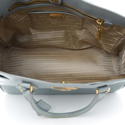 Prada Saffiano Lux Large Tote Lago 5 of 11