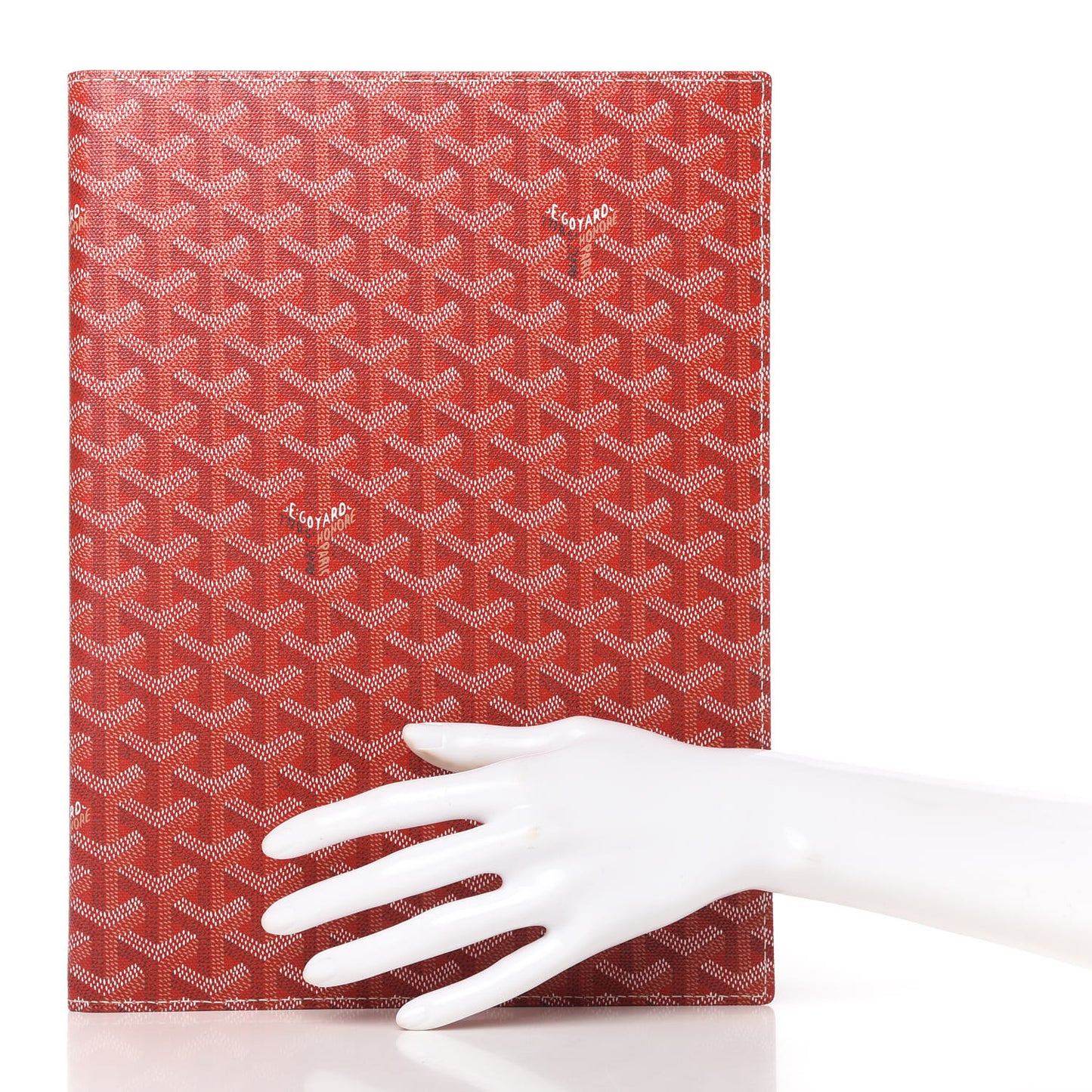 Goyardine Agenda Cover Red