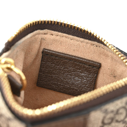 Gucci GG Supreme Monogram Web Ophidia Key Case Beige New Acero 6 of 9