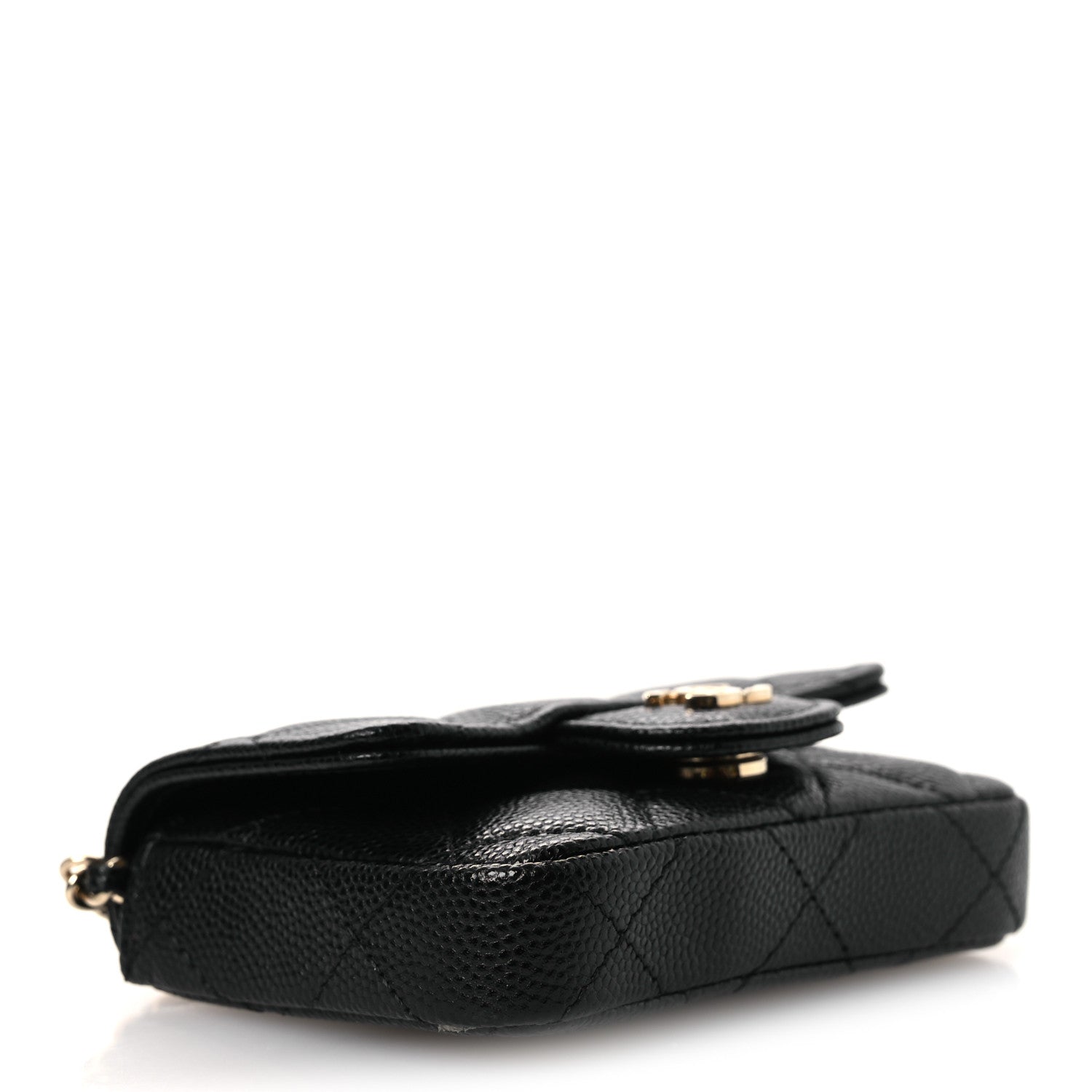 Chanel Caviar Quilted Mini Chain Belt Bag Black 4 of 14