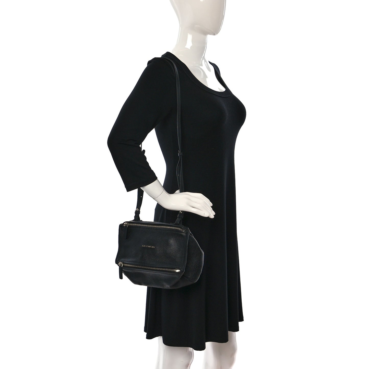 Sugar Goatskin Mini Pandora Black