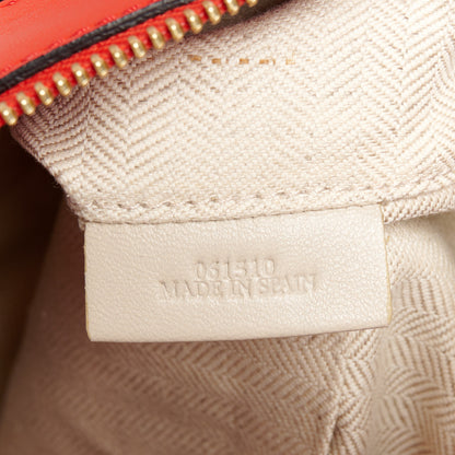 Loewe Calfskin Embossed Small Puzzle Bag Red 8 of 11