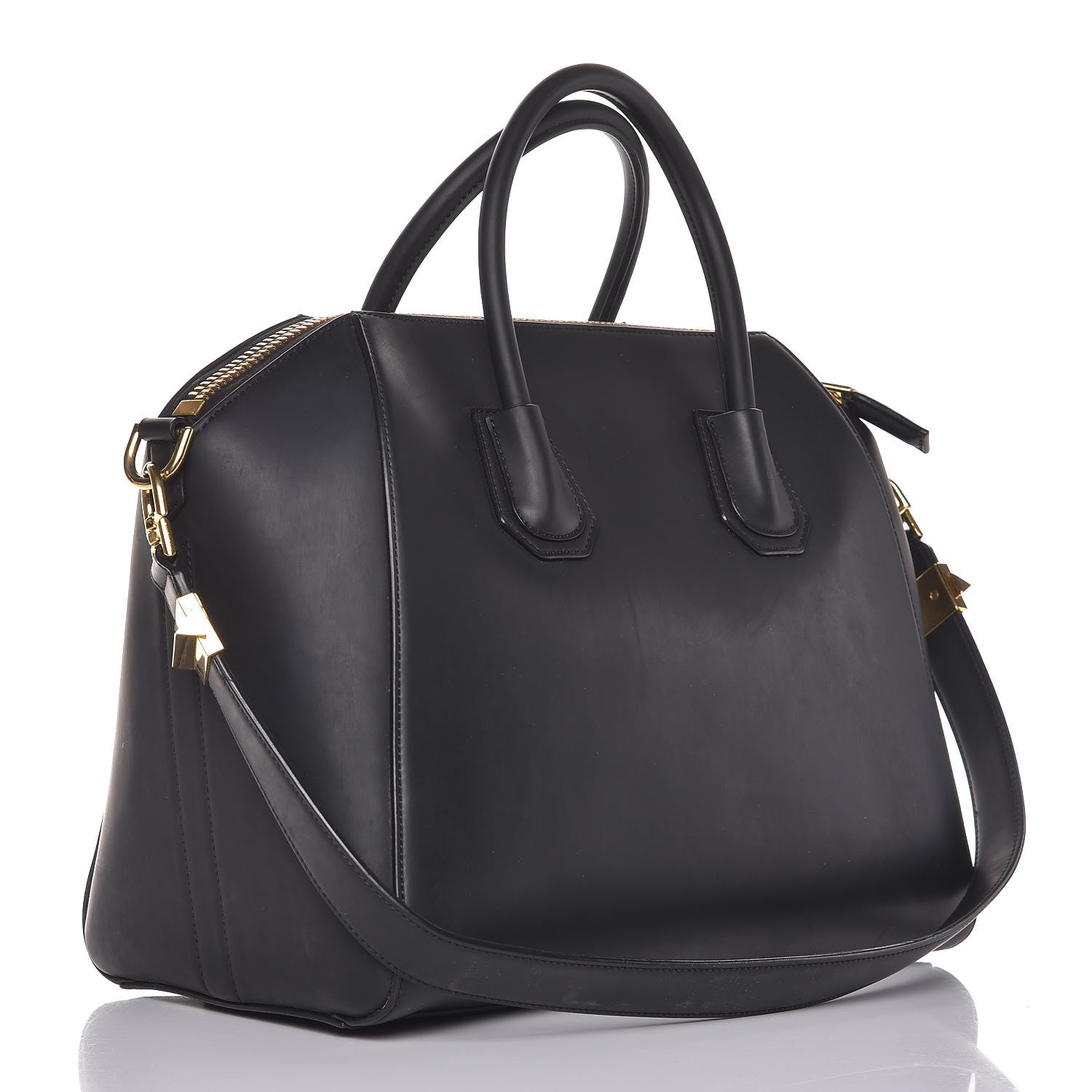 Givenchy Rubber Effect Calfskin Medium Antigona Black 3 of 16