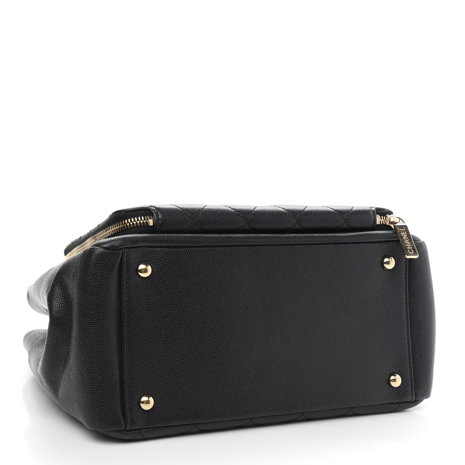 Chanel Caviar Quilted Small Business Affinity Shopping Bag Black 4 of 9