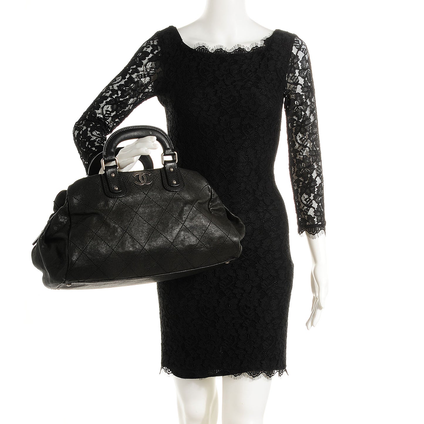 Caviar Outdoor Ligne Small Doctor Bag Black