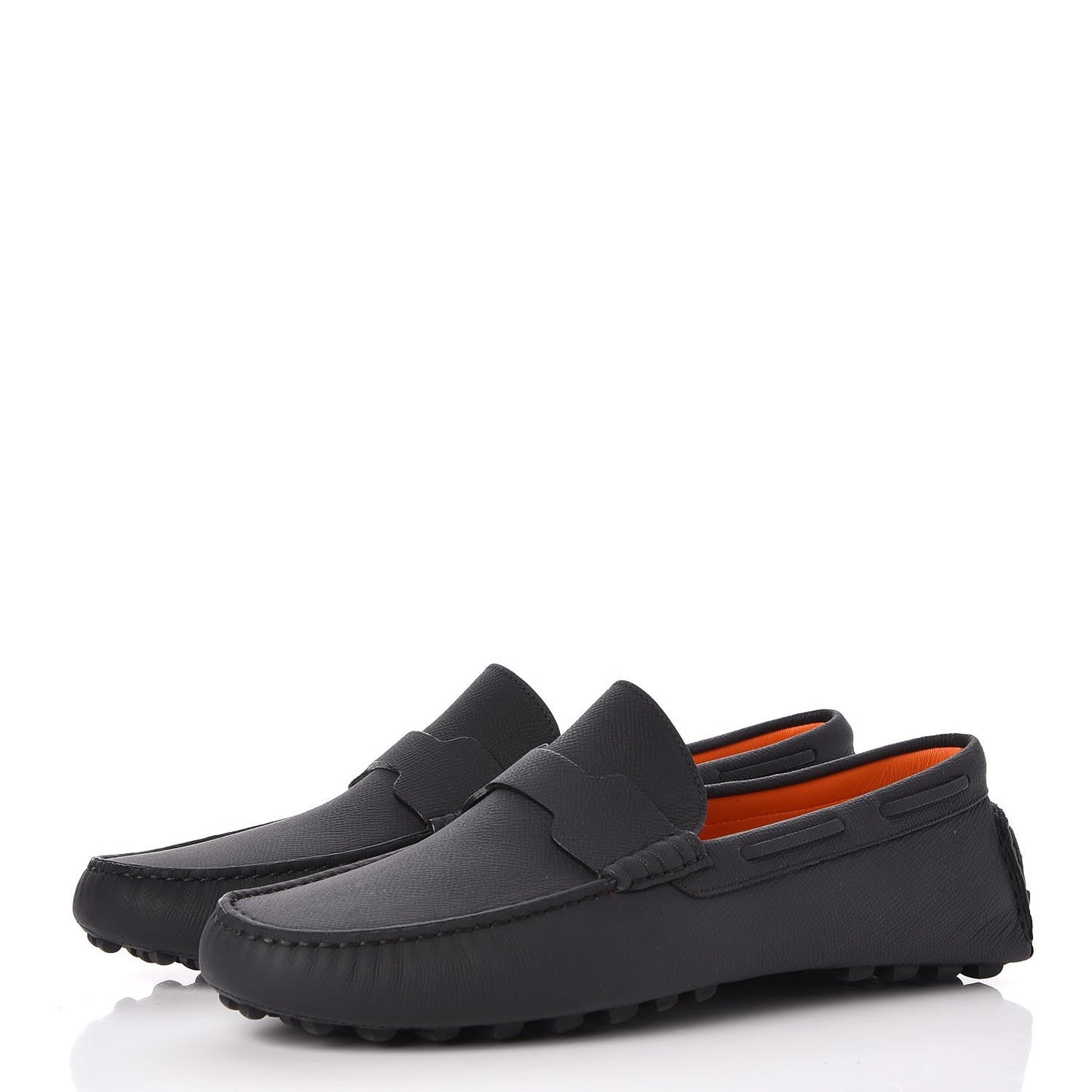 Mens Epsom Oscar Loafers 42 Black