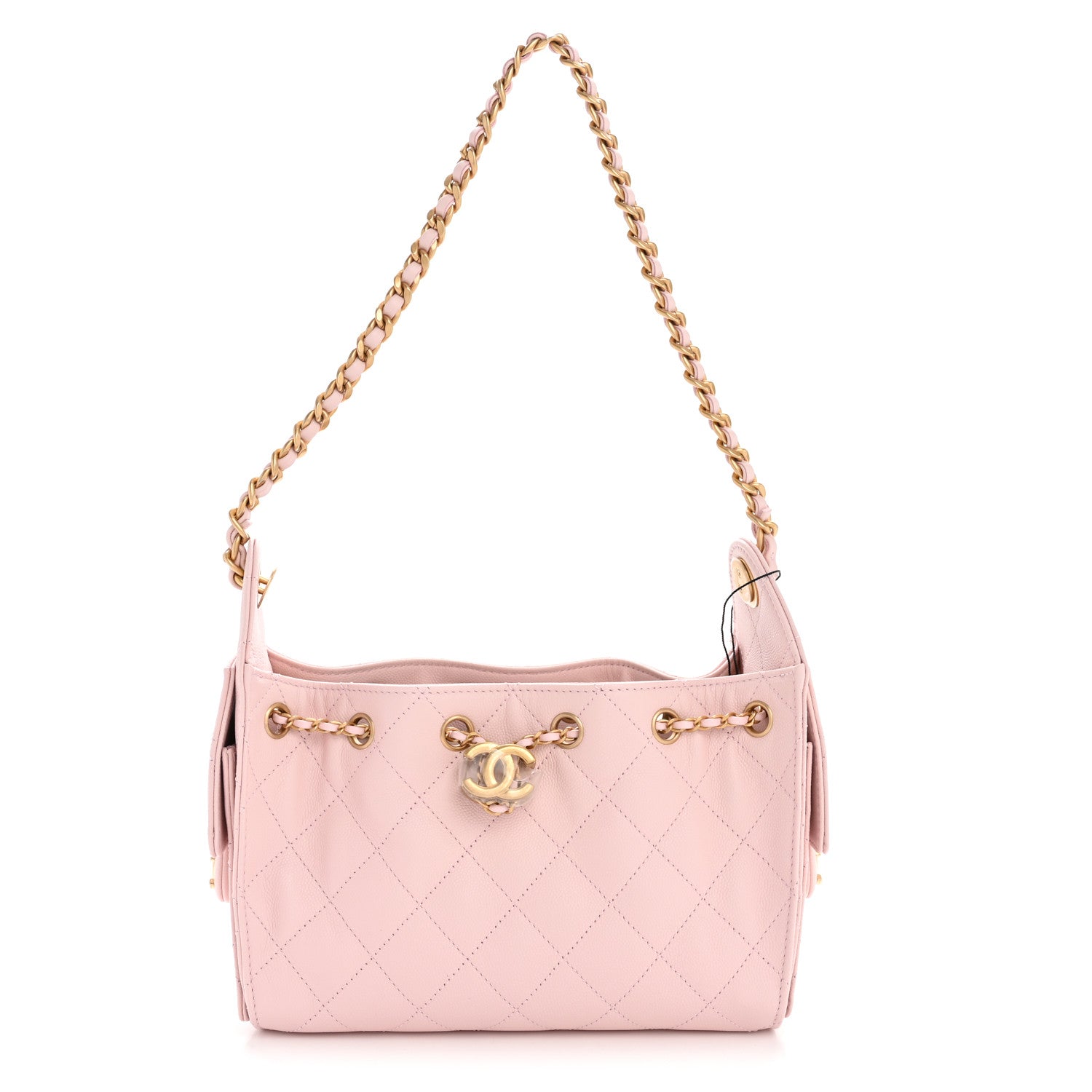 Chanel Caviar Quilted Mini Chanel 25 Handbag Light Pink 1 of 10