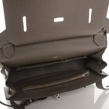Hermes Taurillon Clemence Jypsiere 31 Etain 5 of 7