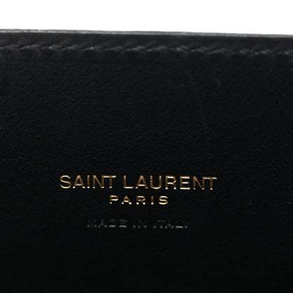 Saint Laurent Calfskin Crocodile Embossed Nano Sac De Jour Black 7 of 11