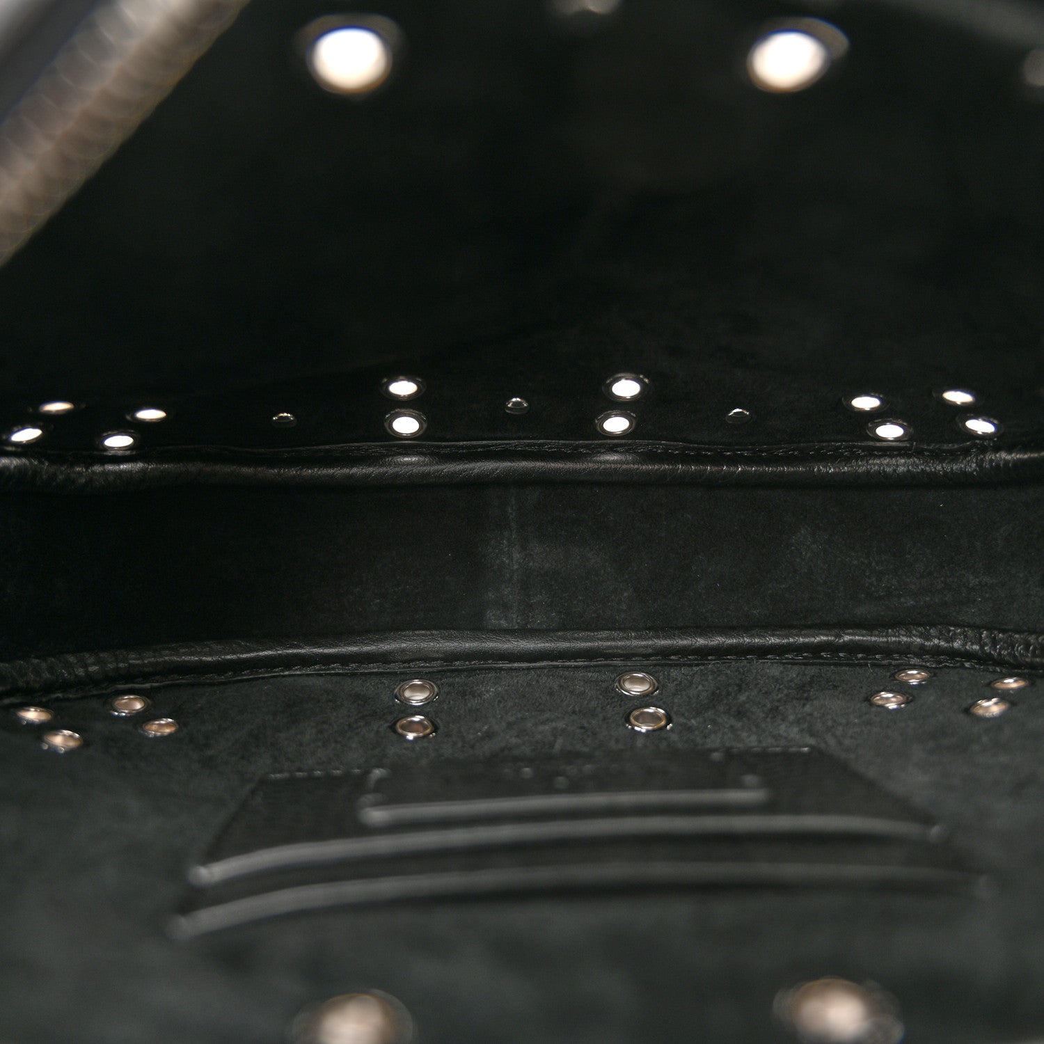 Valentino Garavani Grainy Calfskin Studded Nellcote Crossbody Bag Black 5 of 9