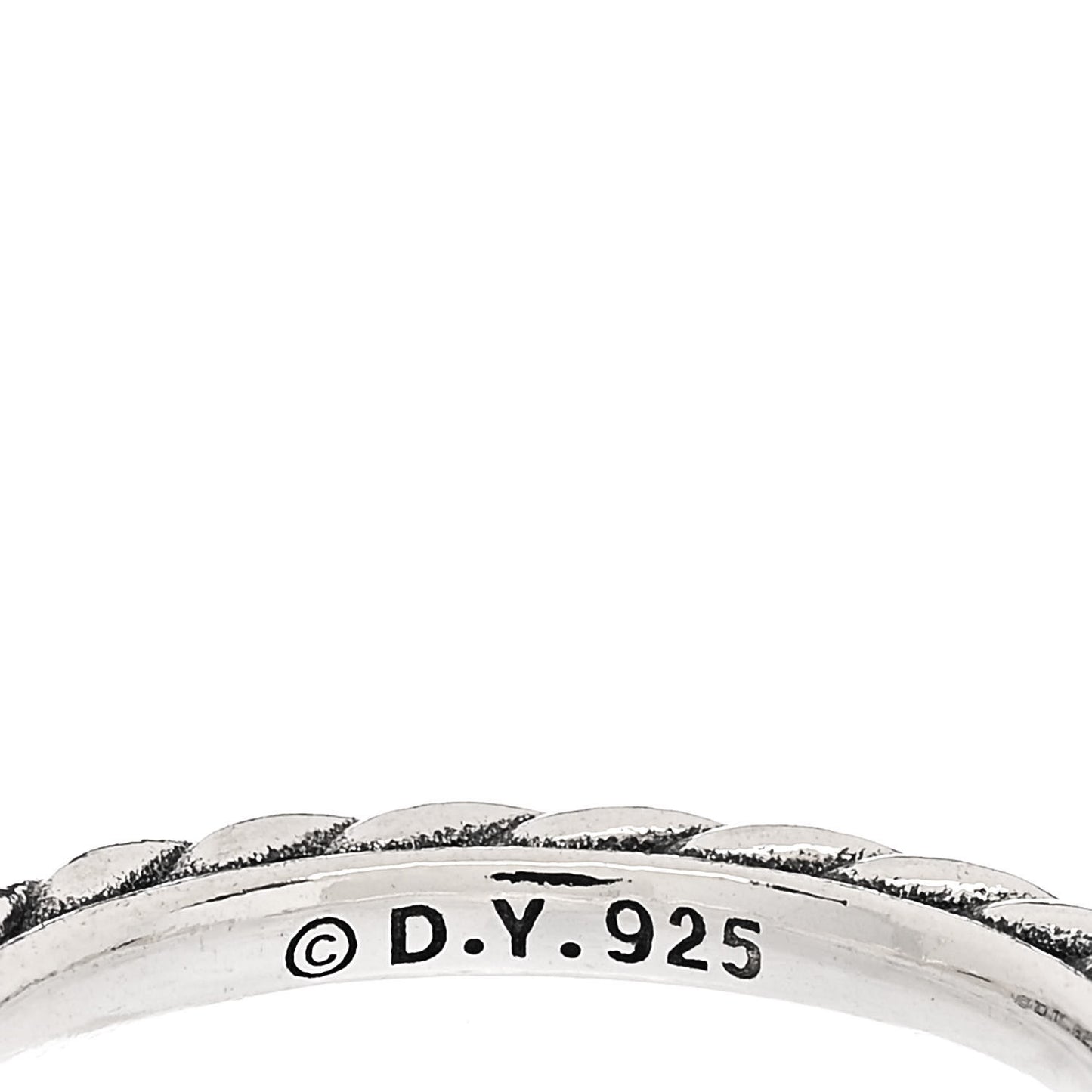 Sterling Silver Cable Classics Band Ring 53 6.25
