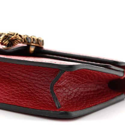 Gucci Dollar Calfskin Swarovski Crystal Small Dionysus Shoulder Bag Hibiscus Red 9 of 9