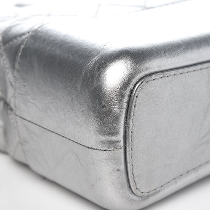 Chanel Metallic Aged Calfskin Quilted Medium Gabrielle Silver 12 of 13