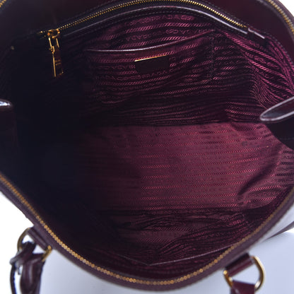 Prada Saffiano Lux Extra Large Galleria Double Zip Tote Granato 5 of 13