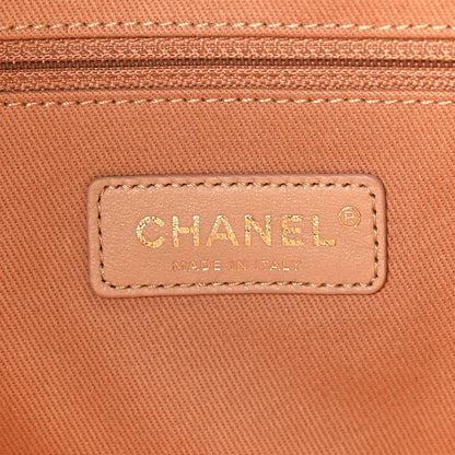 Chanel Caviar Quilted Large Coco Handle Shopping Tote Beige 7 of 11