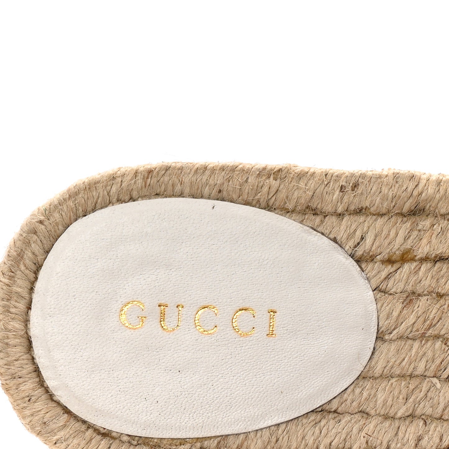 Nappa Matelasse GG Marmont Espadrille Slippers 40.5 Great White