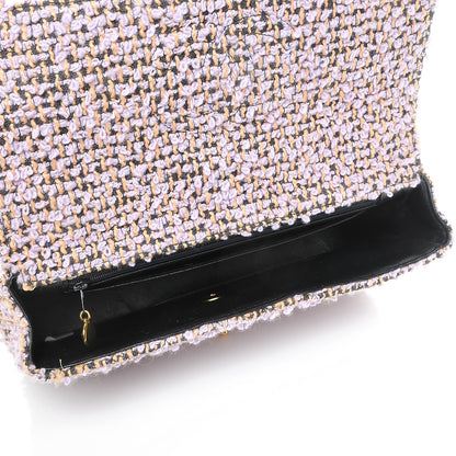 Chanel Tweed Kelly Flap Bag Set Pink 8 of 12