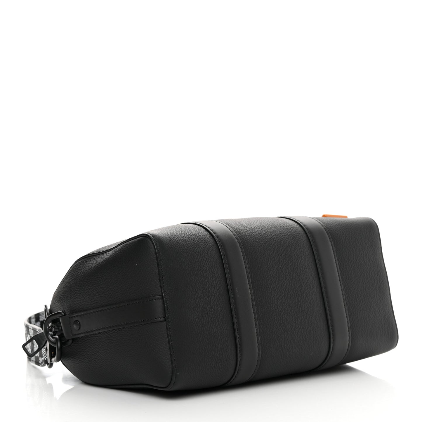 Calfskin Damier Distorted City Keepall Black