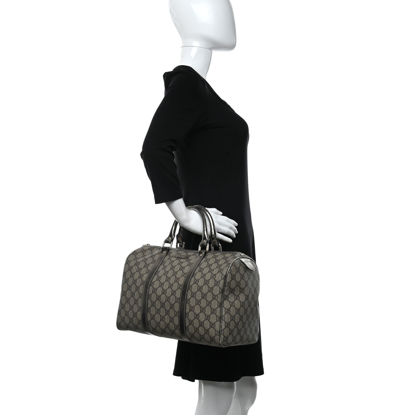 GG Plus Monogram Medium Joy Boston Pewter