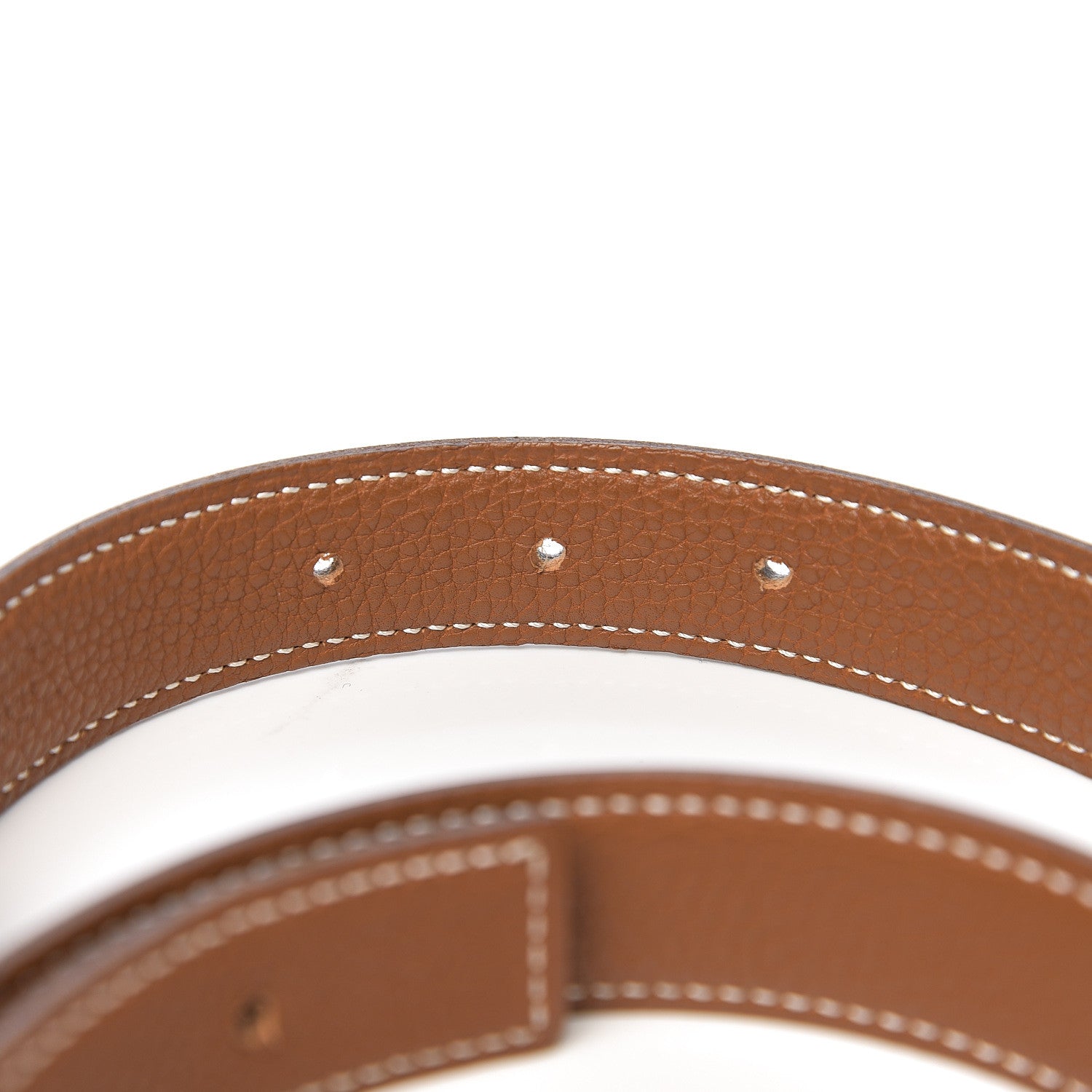 Hermes Box Togo 24mm Constance H Belt 74 Black Gold 4 of 6