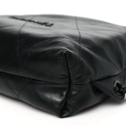 Chanel Shiny Calfskin Quilted Chanel 22 Backpack So Black 10 of 10