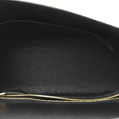 Hermes Epsom Kelly Sellier 25 Black 8 of 23