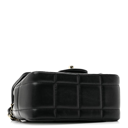 Chanel Lambskin Resin Crystal Square Quilted Mini Monacoco Flap Black 4 of 11