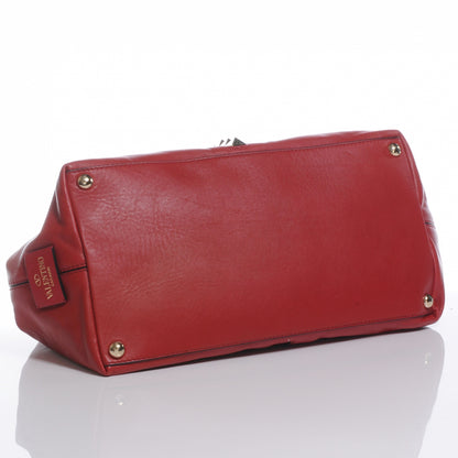 Valentino Garavani Vitello Va Va Voom Tote Red 4 of 8