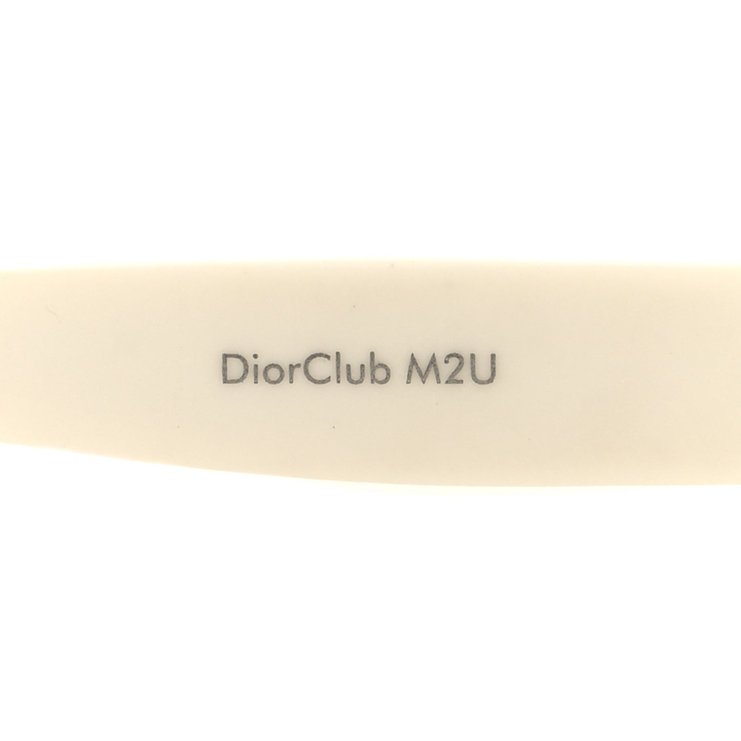 Acetate Mask DiorClub M2U Sunglasses Translucent Ivory
