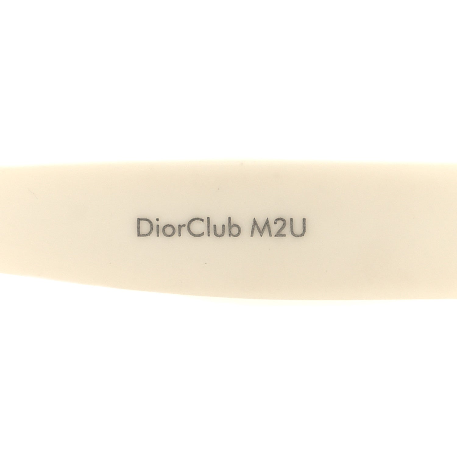 Christian Dior Acetate Mask DiorClub M2U Sunglasses Translucent Ivory 7 of 9