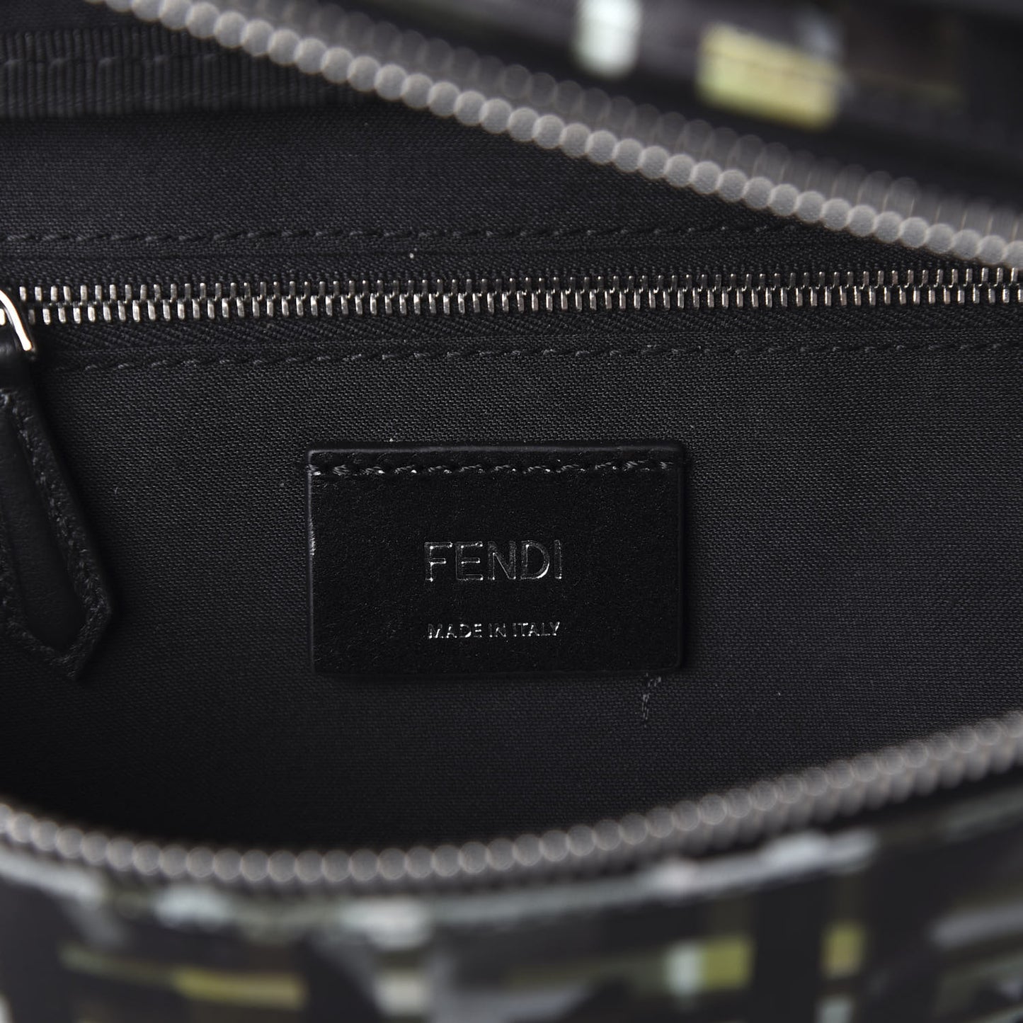 Nylon CamouFF Belt Bag Black Multicolor
