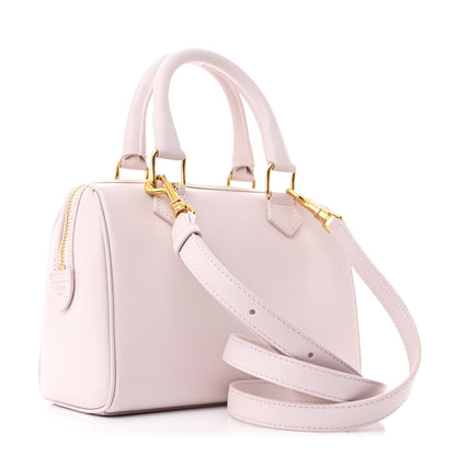 Celine Smooth Calfskin Triomphe Small Boston Bag Poudre 3 of 12
