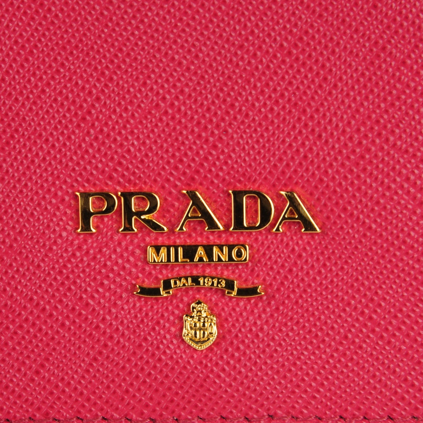 Saffiano Metal Mini Crossbody Wallet Peonia