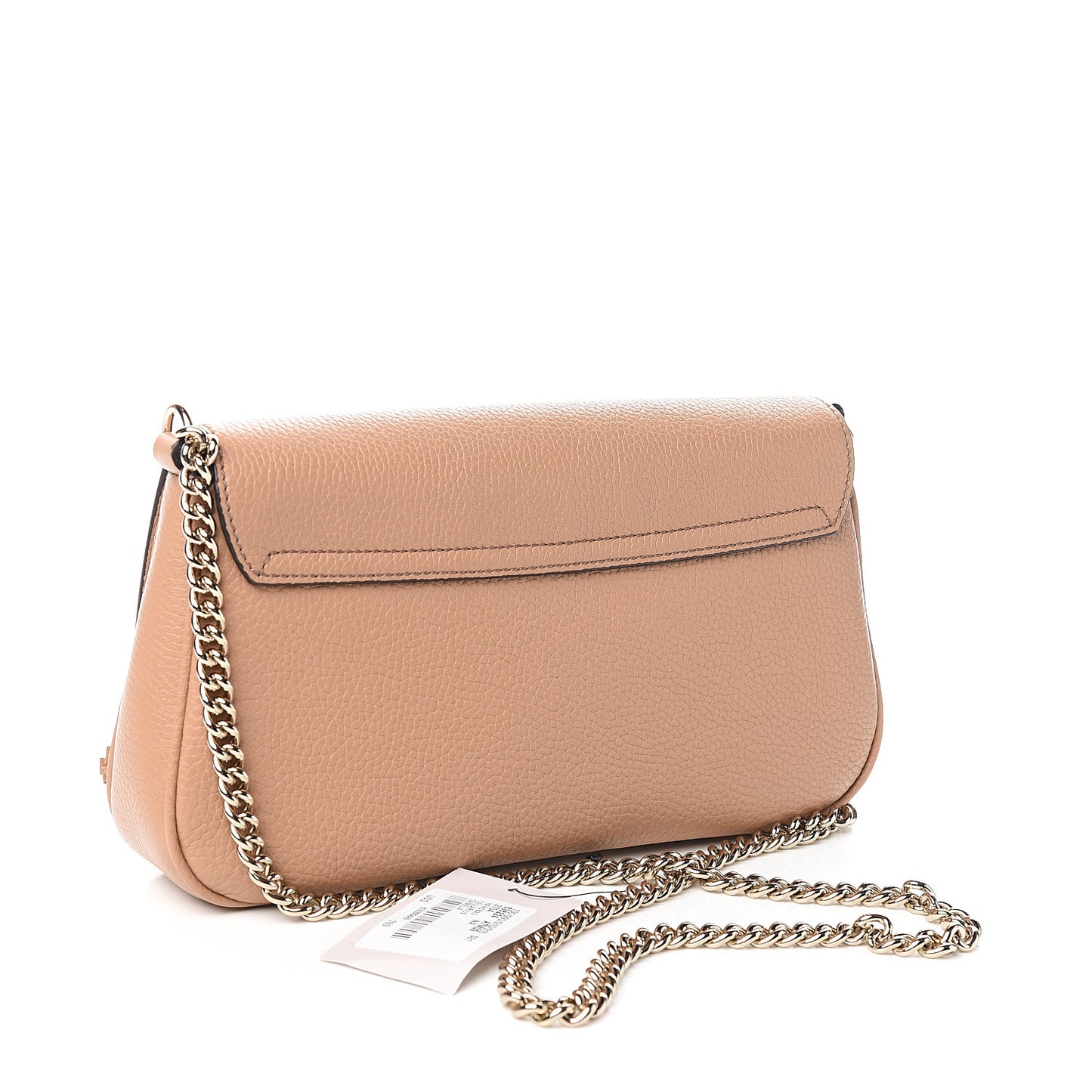 Pebbled Calfskin Medium Soho Flap Crossbody Camelia