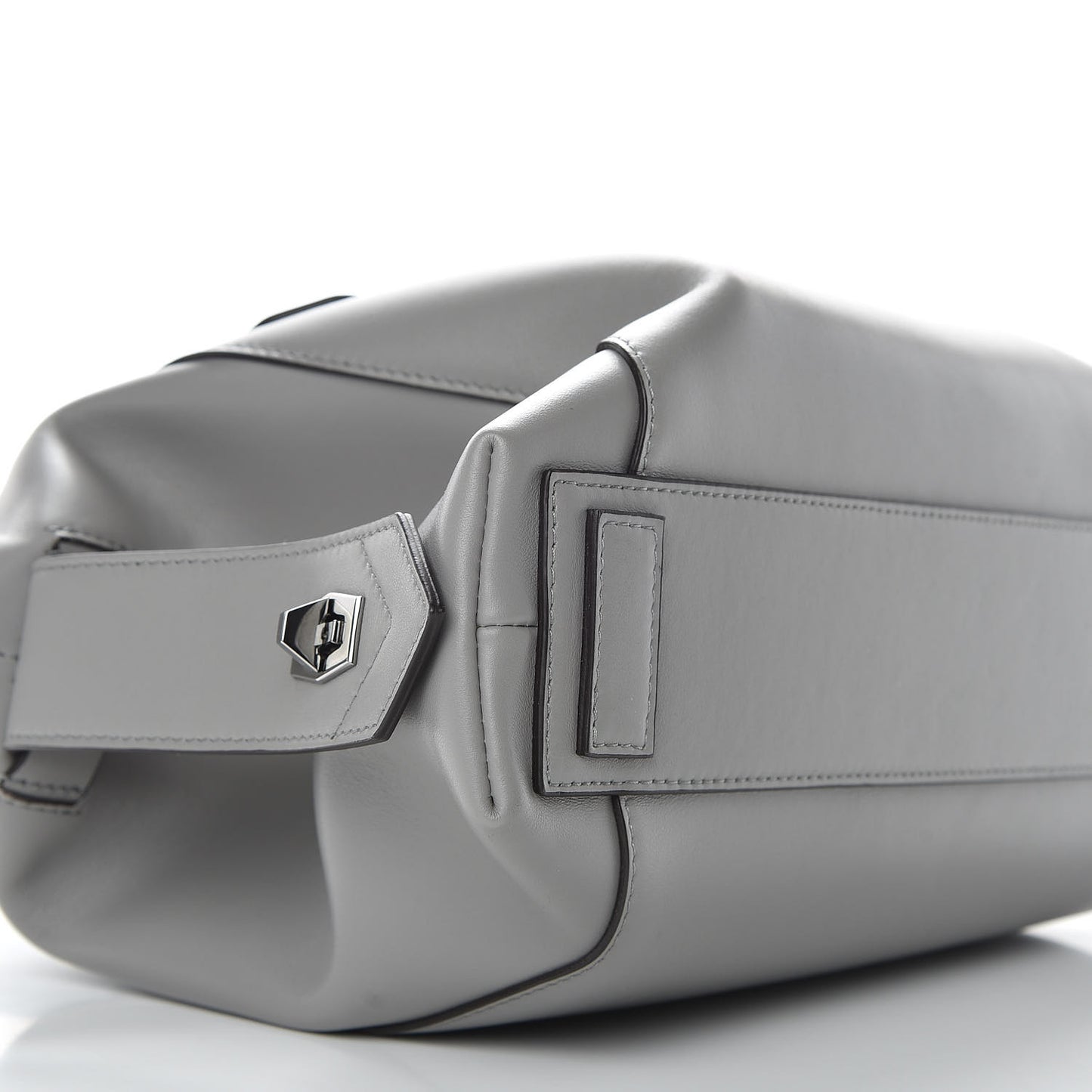Calfskin Small Soft Antigona Pearl Grey